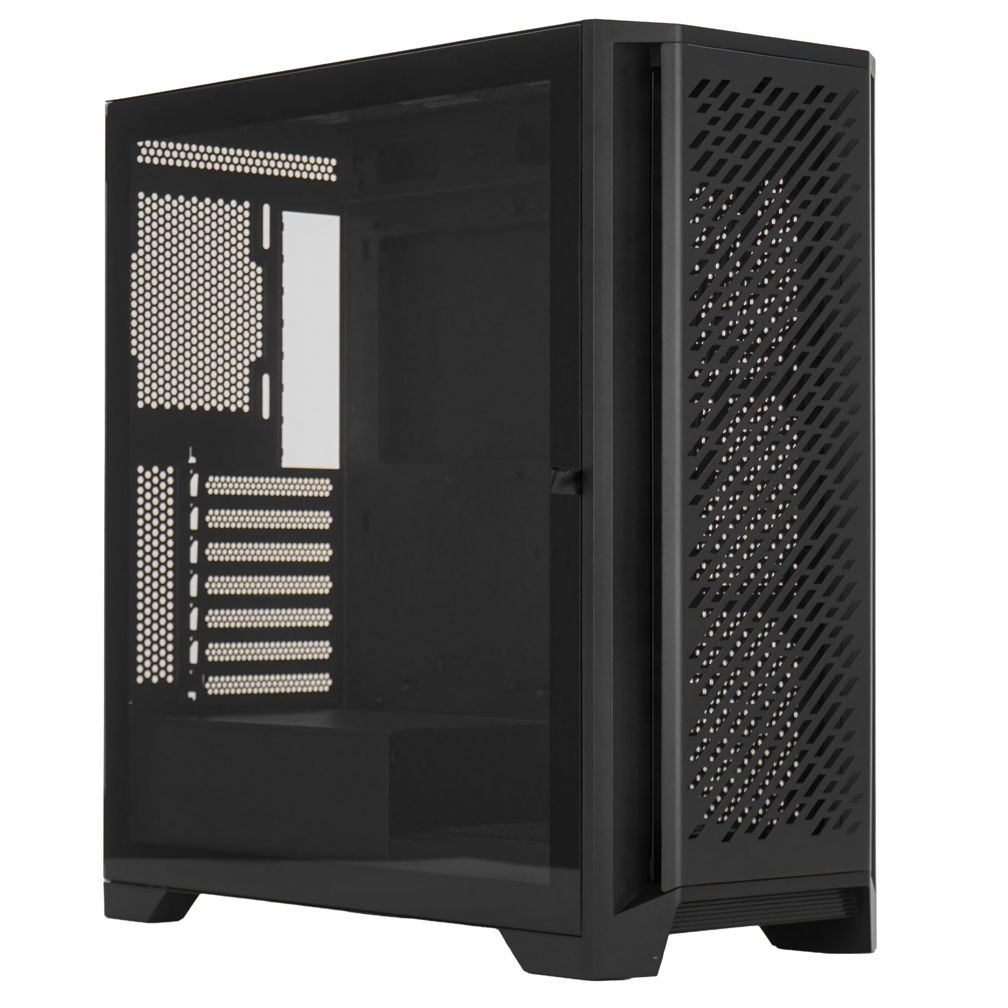 Компьютерный корпус Оклик OCC-MD304 черный без БП ATX 10x120мм 5x140мм 2xUSB2.0 1xUSB3.0 audio bott