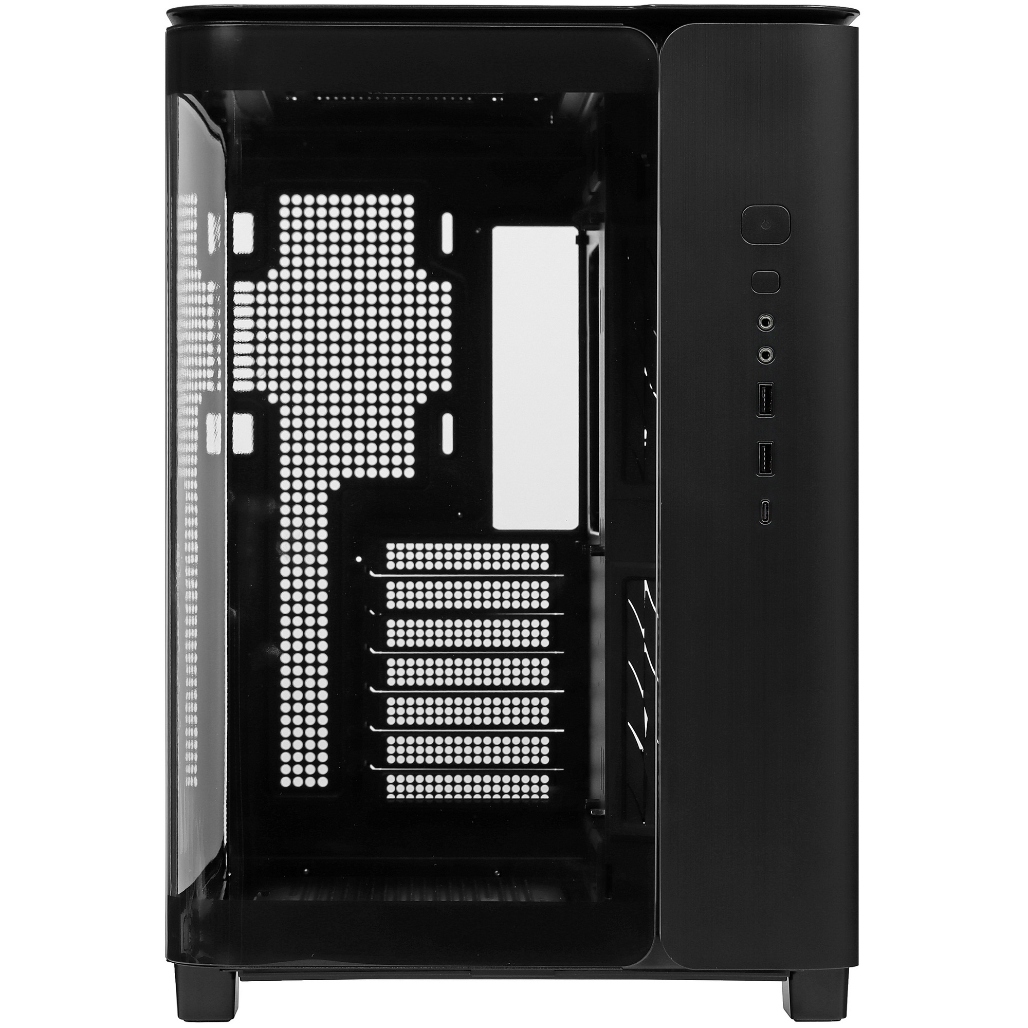 Компьютерный корпус Montech King 95 черный без БП ATX 2xUSB3.0 1xUSB3.1 audio bott PSU