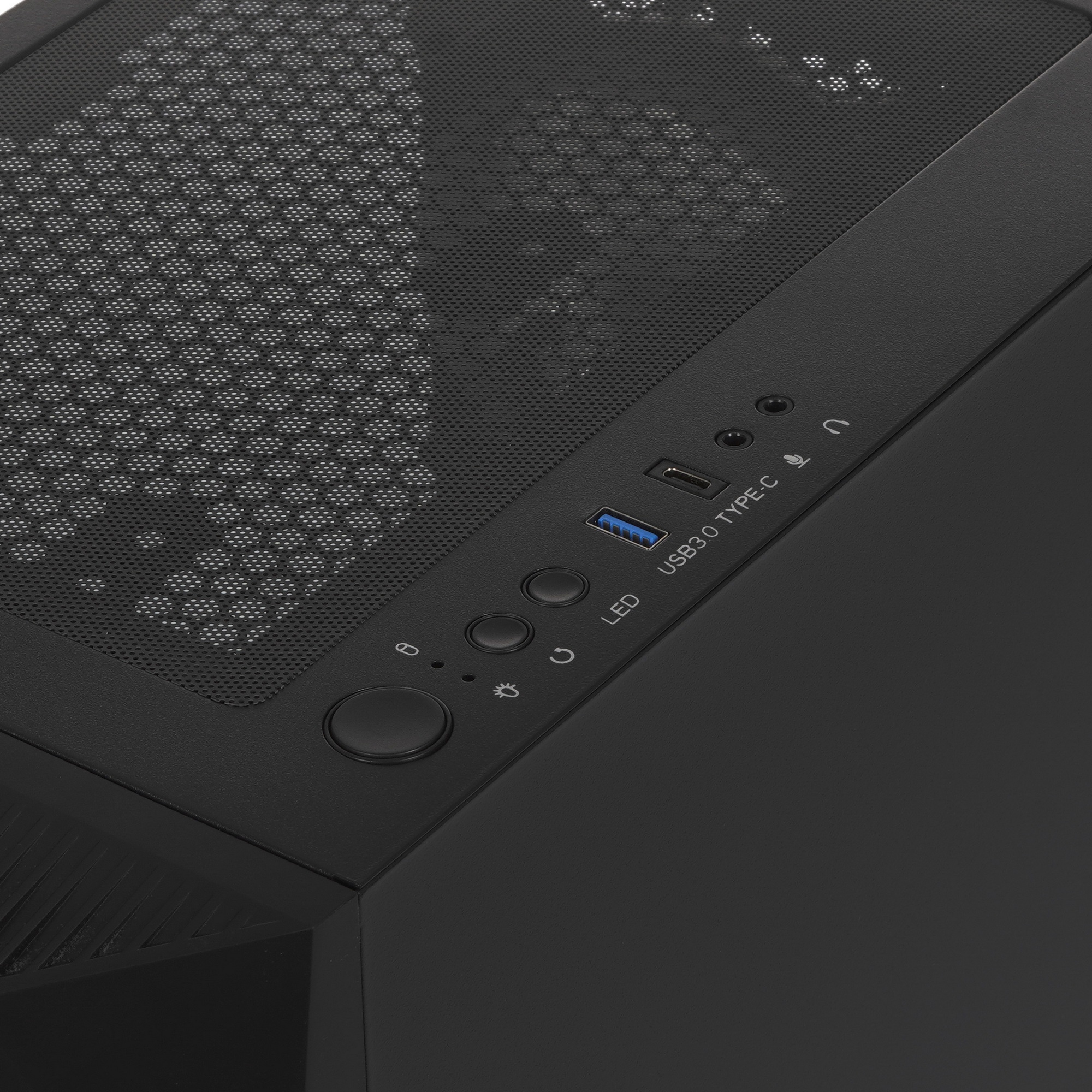 Компьютерный корпус Bloody BD-CC107F черный без БП ATX 4x120мм 1xUSB 3.0 audio bott PSU