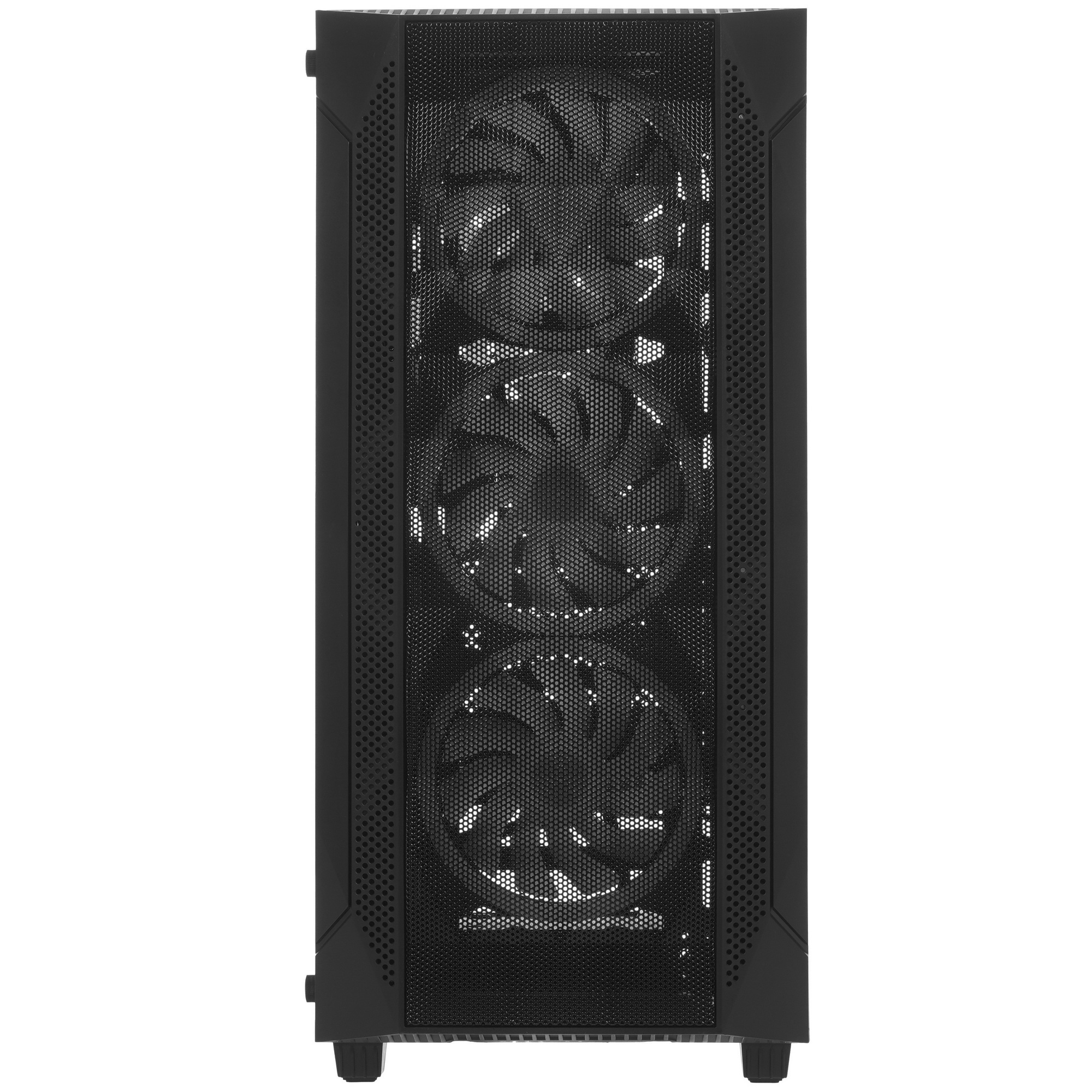 Компьютерный корпус Bloody BD-CC107F черный без БП ATX 4x120мм 1xUSB 3.0 audio bott PSU