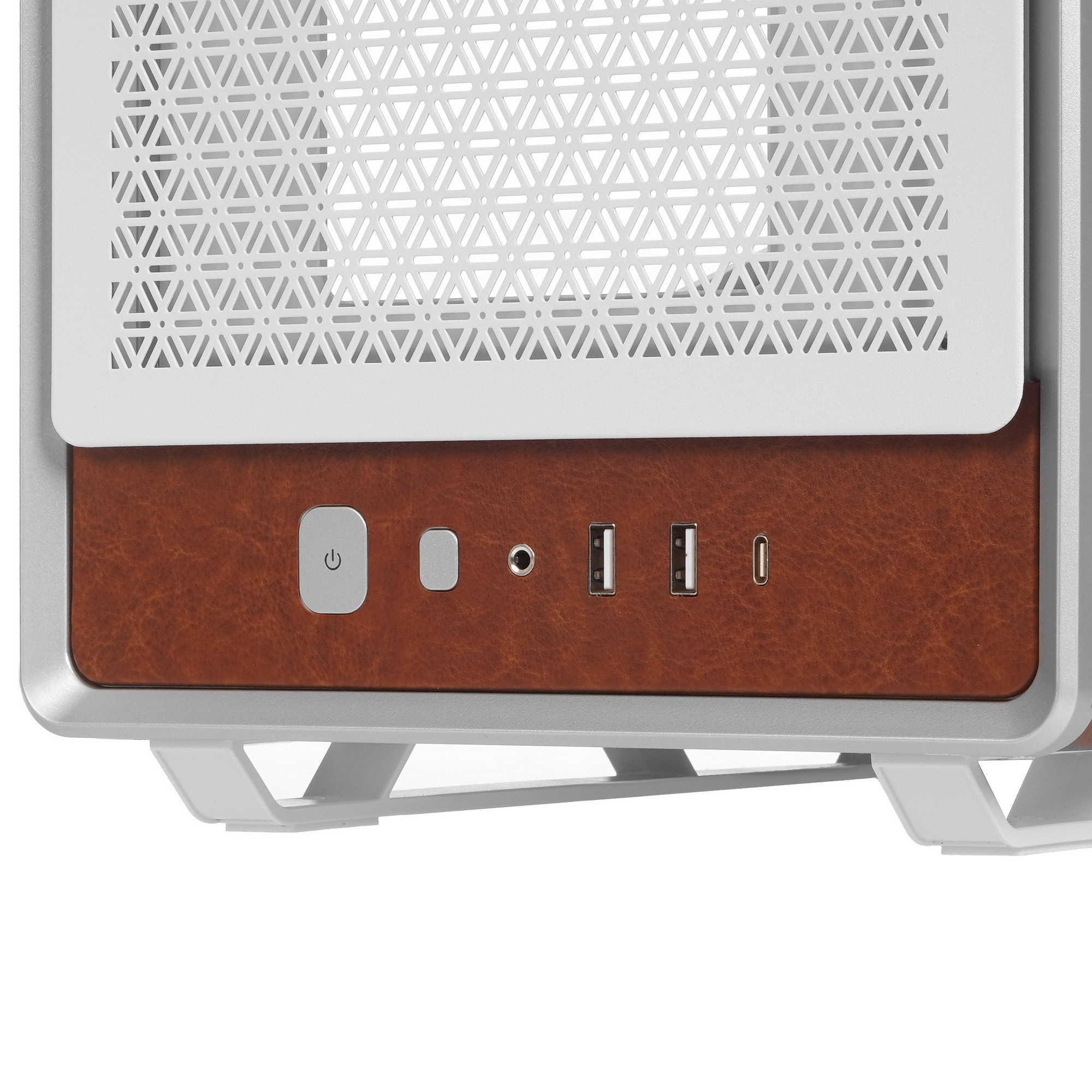 Компьютерный корпус Montech Heritage PRO (W) белый без БП mATX 5x120мм 2x140мм 2xUSB3.0 audio bott P