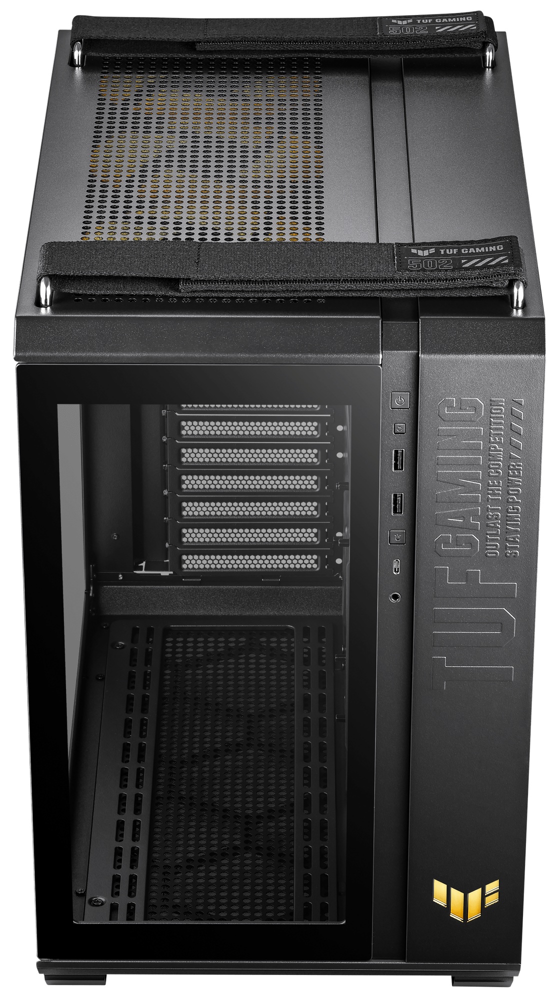 Компьютерный корпус ASUS TUF GAMING GT502 PLUS TG ARGB черный / GT502 PLUS/BLK/TG (90DC0090-B19010)
