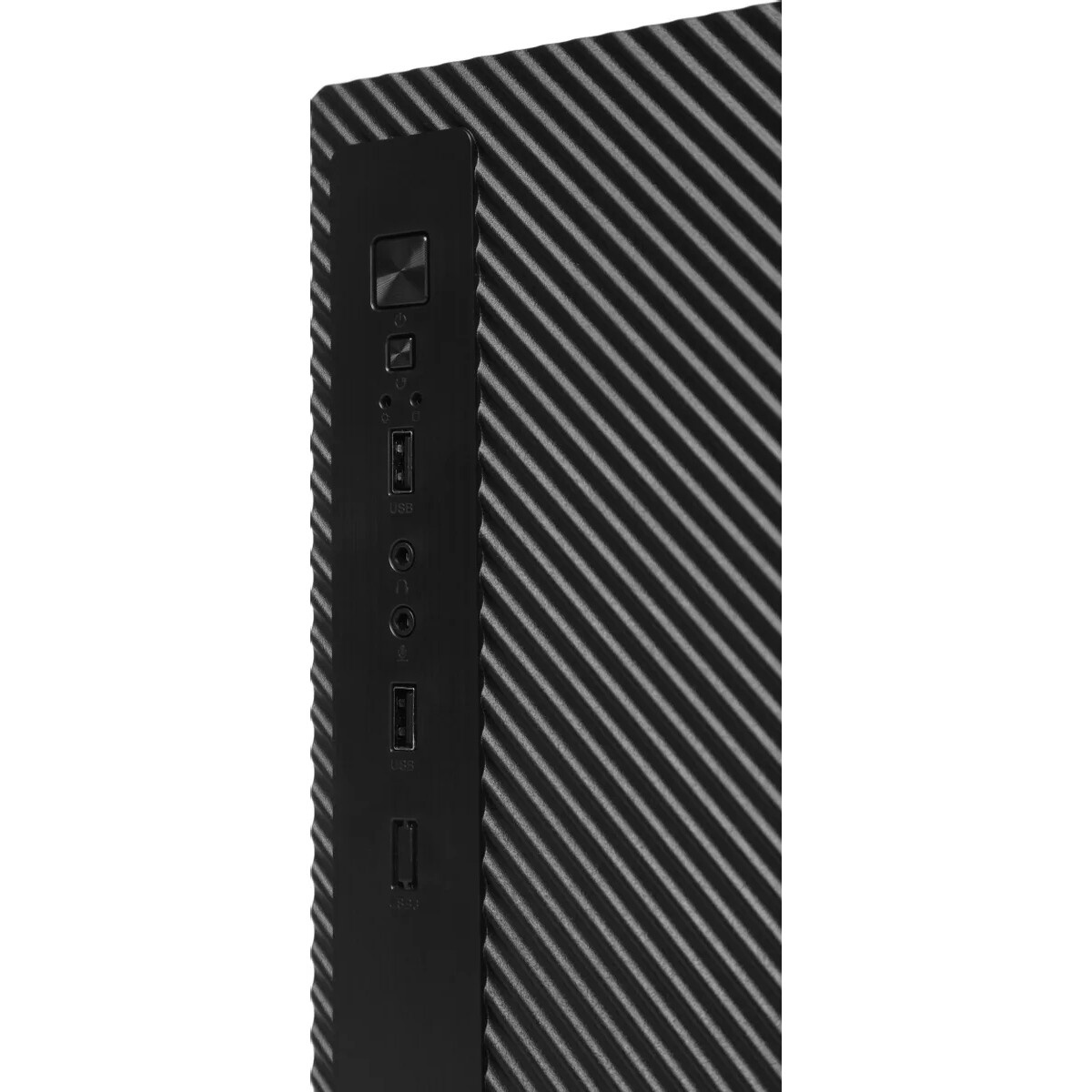 Компьютерный корпус Accord ACC-M258-02B черный без БП ATX 4x120мм 2xUSB2.0 audio