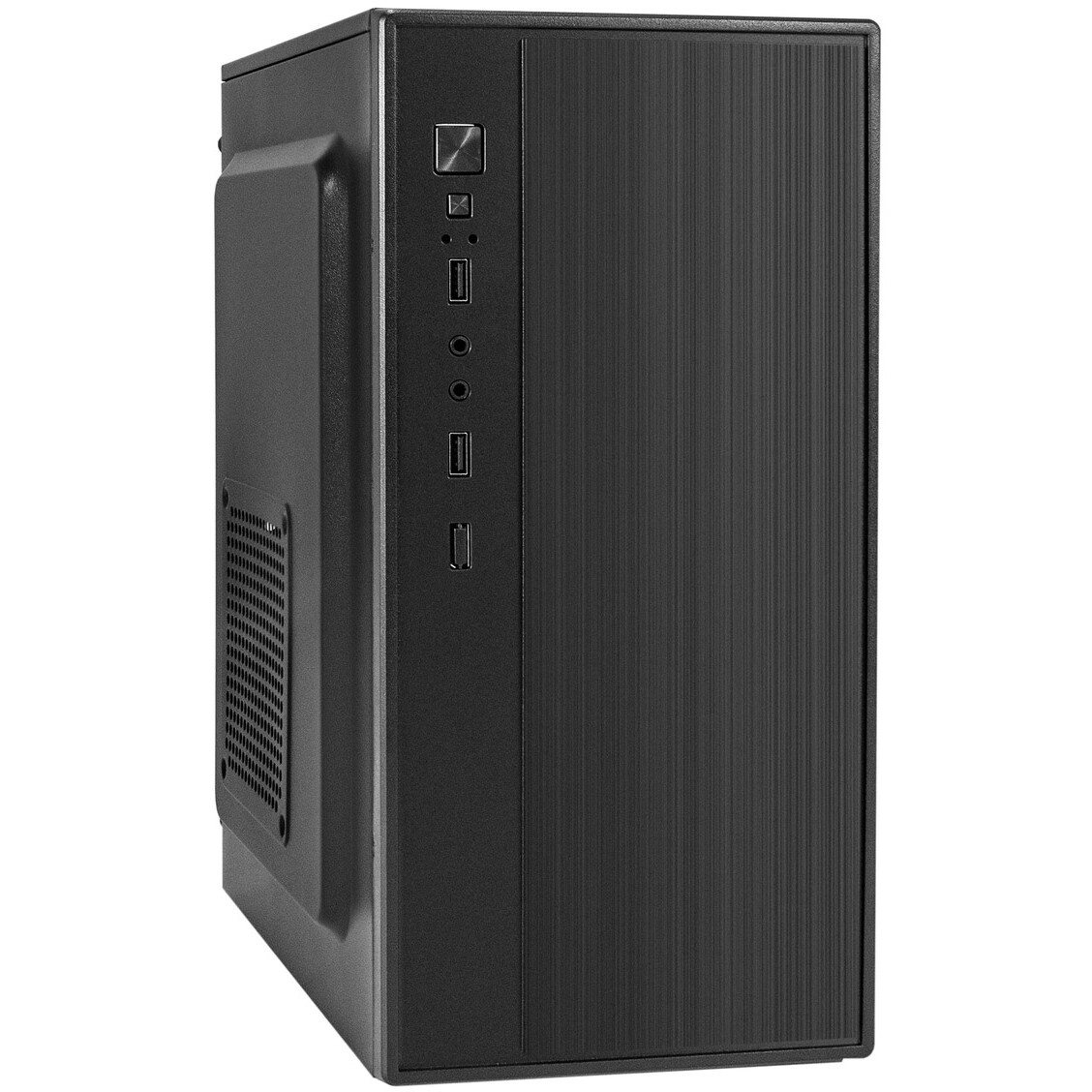 Компьютерный корпус Accord ACC-M258-02B черный без БП ATX 4x120мм 2xUSB2.0 audio