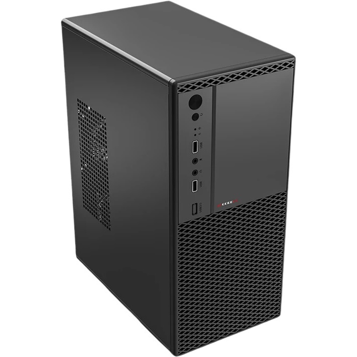 Компьютерный корпус Accord ACC-M258-02B черный без БП ATX 4x120мм 2xUSB2.0 audio