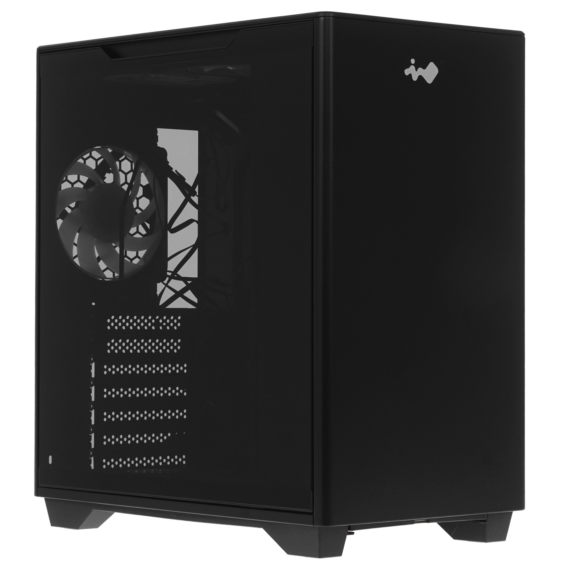 Компьютерный корпус Midi Tower InWin CF19 (A5) Black _________2xUSB 3.0, 1xUSB Type-C, AM120S fan*5p