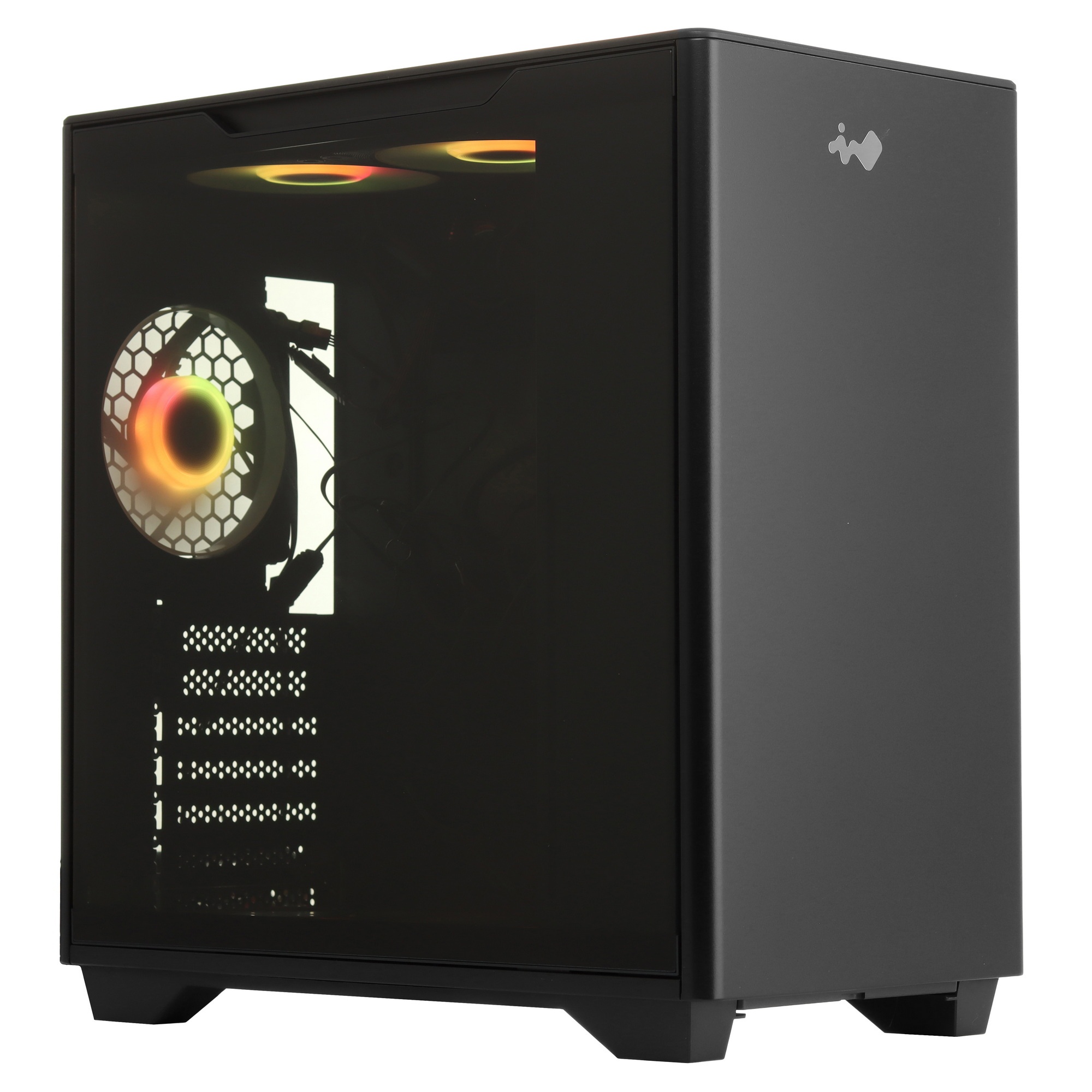 Компьютерный корпус Midi Tower InWin CF19 (A5) Black _________2xUSB 3.0, 1xUSB Type-C, AM120S fan*5p