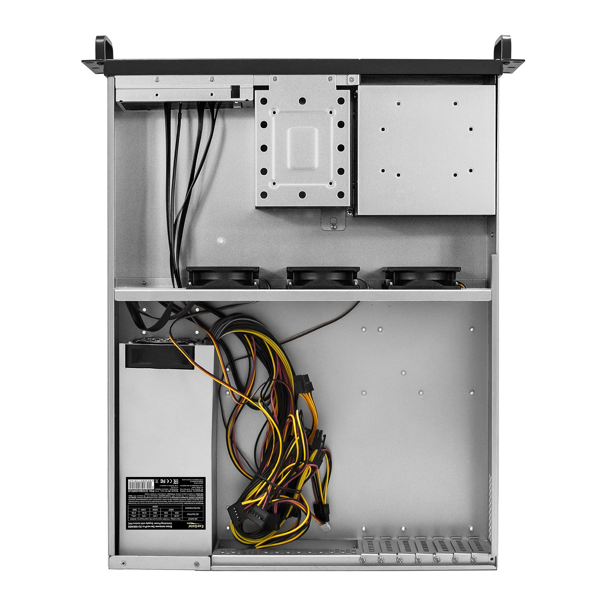 Серверный корпус ExeGate Pro 2U550-06/2U2088 (RM 19", высота 2U, глубина 550, БП 2U-600ADS, USB+USB