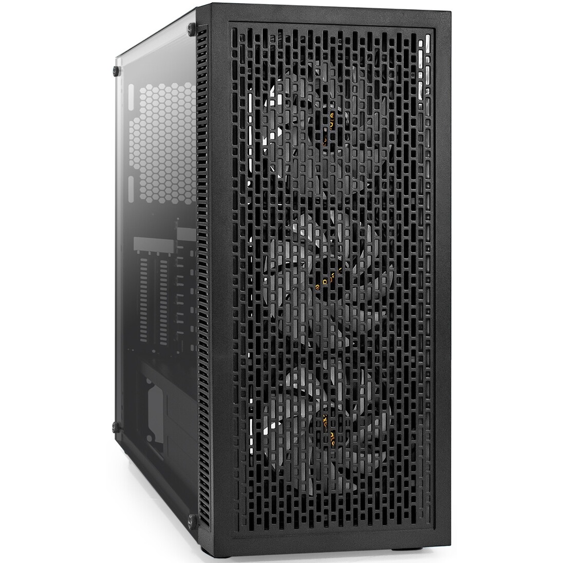 Компьютерный корпус Miditower ExeGate EVO-9211-450NPX (ATX, БП 450NPX с вент. 12см, с окном, 2*USB+1