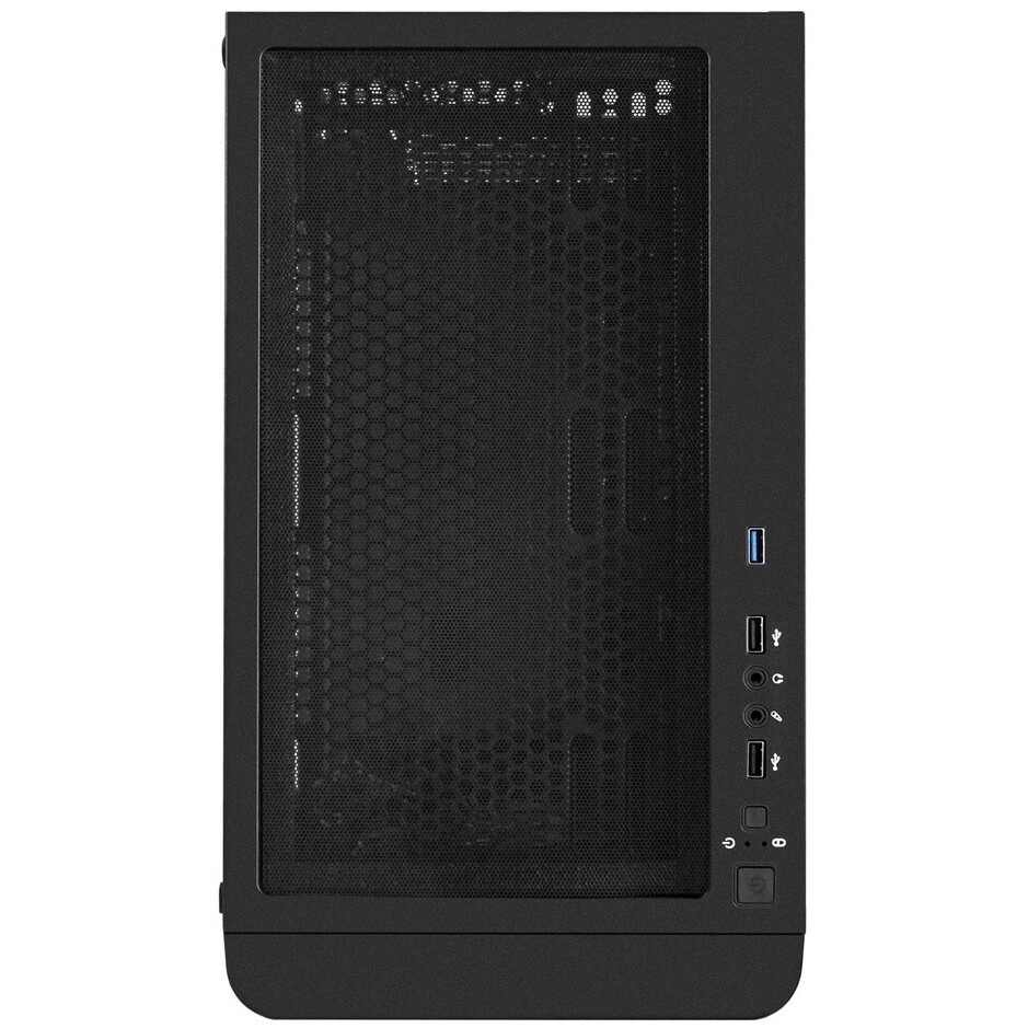 Компьютерный корпус Miditower ExeGate EVO-9211-500NPX (ATX, БП 500NPX с вент. 12см, с окном, 2*USB+1