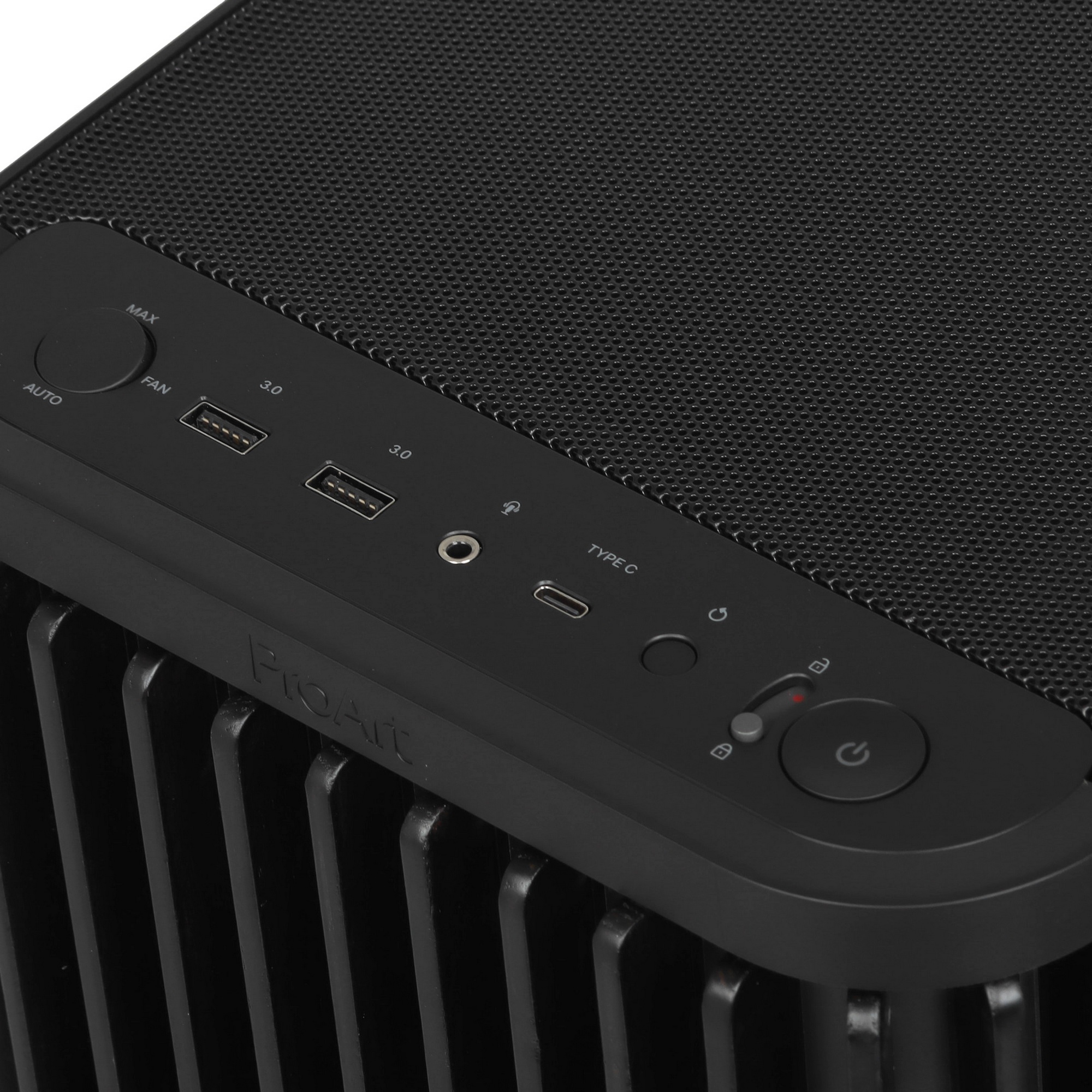 Компьютерный корпус ASUS PROART PA401 WOOD TG PWM черный