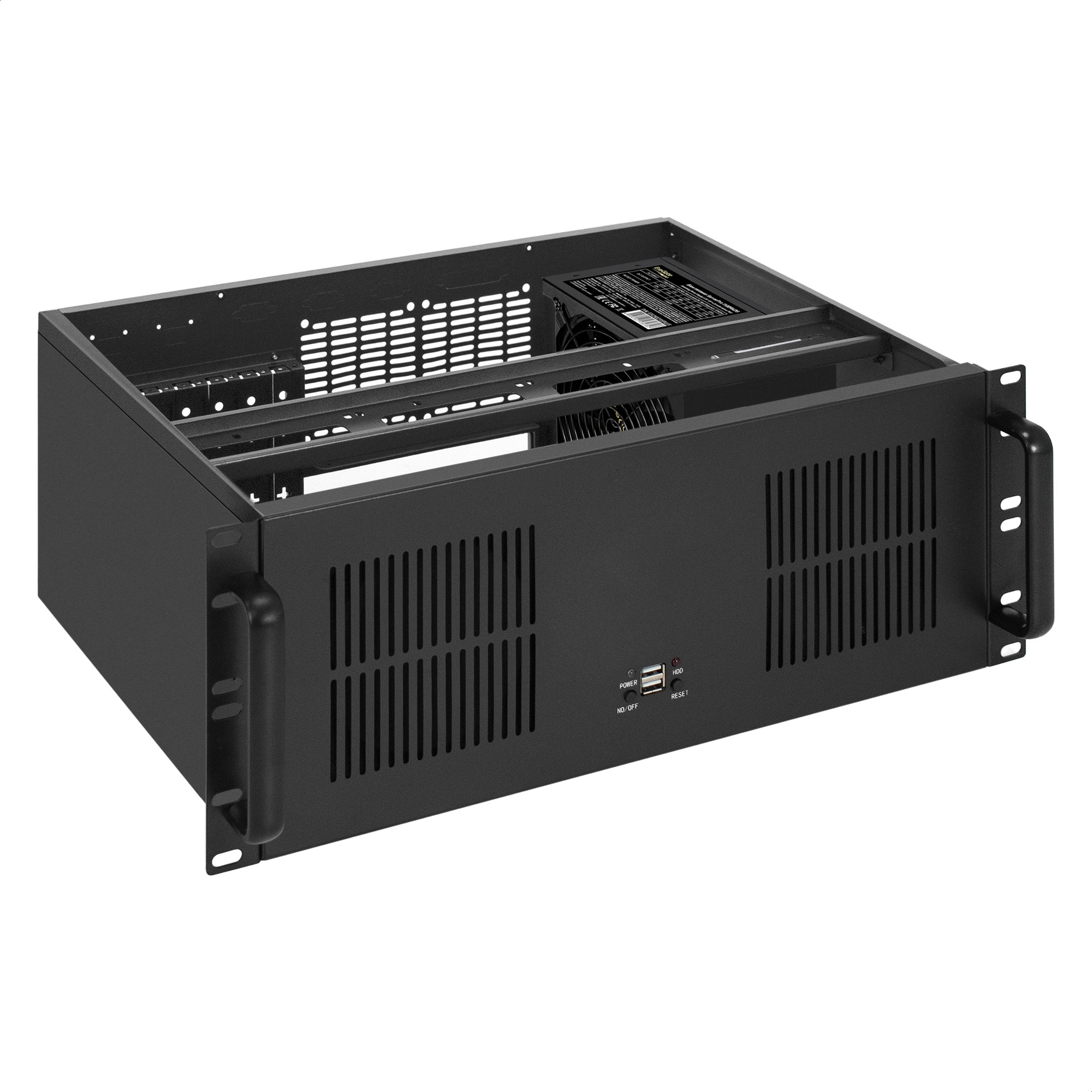 Серверный корпус ExeGate Pro 4U350-02 (RM 19", высота 4U, глубина 350, БП 700PAS, 2*USB)