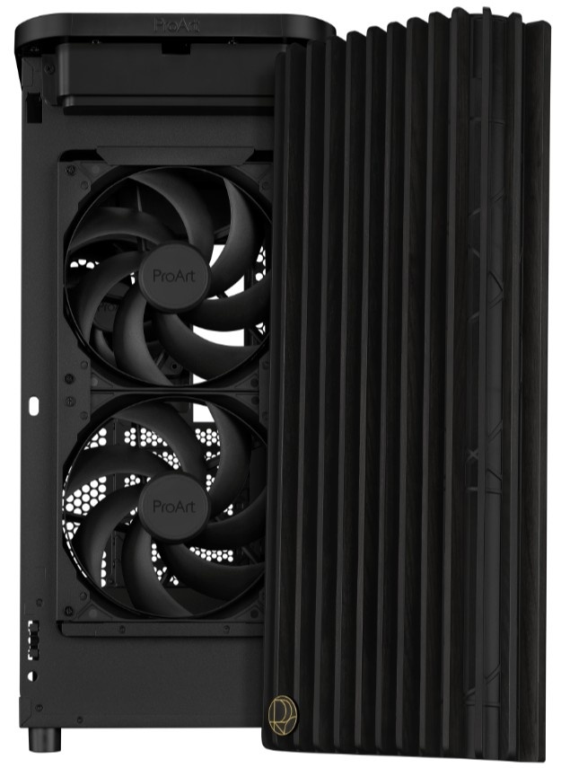 Компьютерный корпус ASUS PROART PA401 WOOD METAL PWM черный