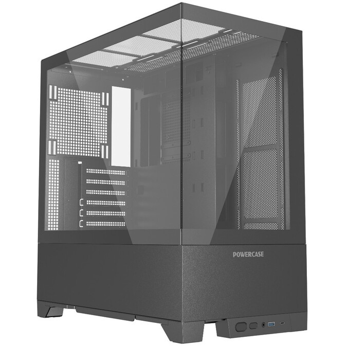 Компьютерный корпус Accord ACC-R7AB черный без БП ATX 2xUSB3.0 1xUSB3.1 audio