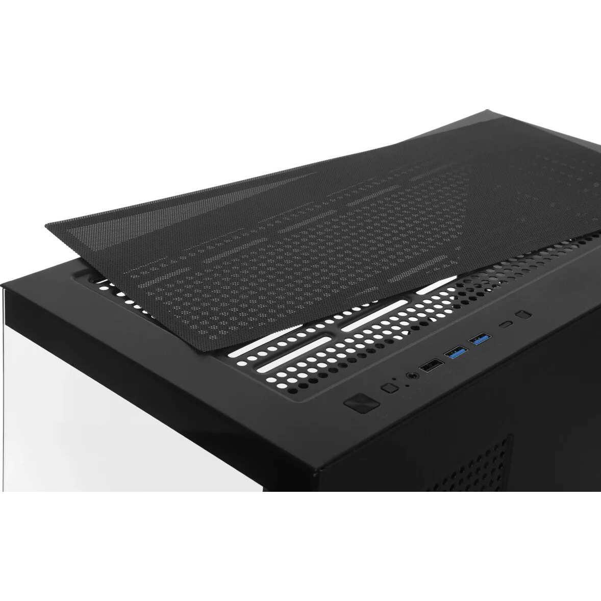 Компьютерный корпус Accord ACC-R7AB черный без БП ATX 2xUSB3.0 1xUSB3.1 audio