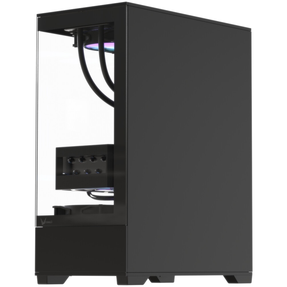 Компьютерный корпус Accord ACC-R7AB черный без БП ATX 2xUSB3.0 1xUSB3.1 audio