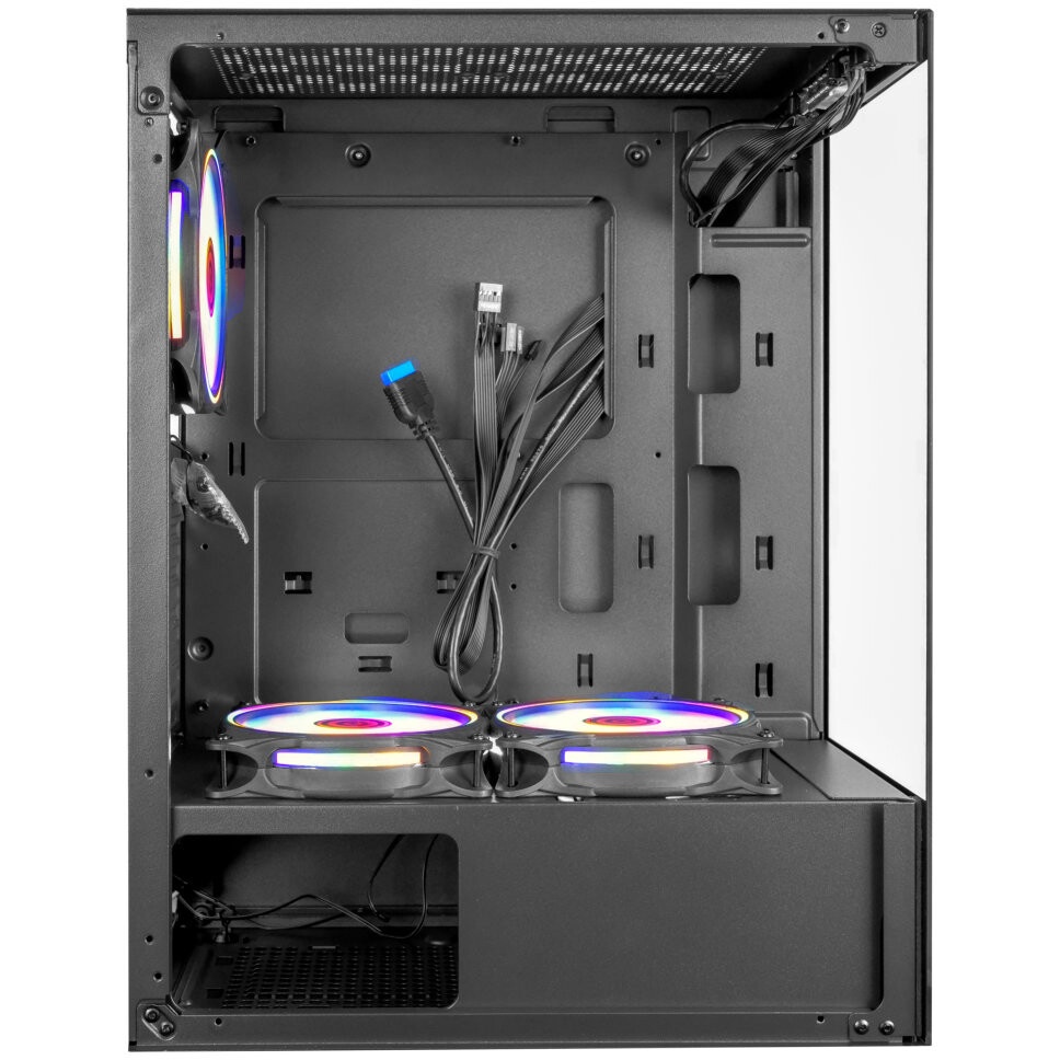 Компьютерный корпус Accord ACC-R10B черный без БП ATX 1xUSB3.0 1xUSB3.1 audio
