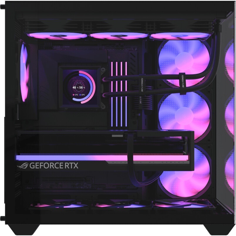 Компьютерный корпус Accord ACC-R10B черный без БП ATX 1xUSB3.0 1xUSB3.1 audio