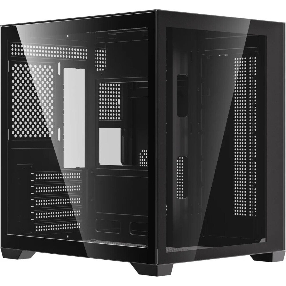 Компьютерный корпус Accord ACC-R7MB черный без БП mATX 2xUSB3.0 1xUSB3.1 audio