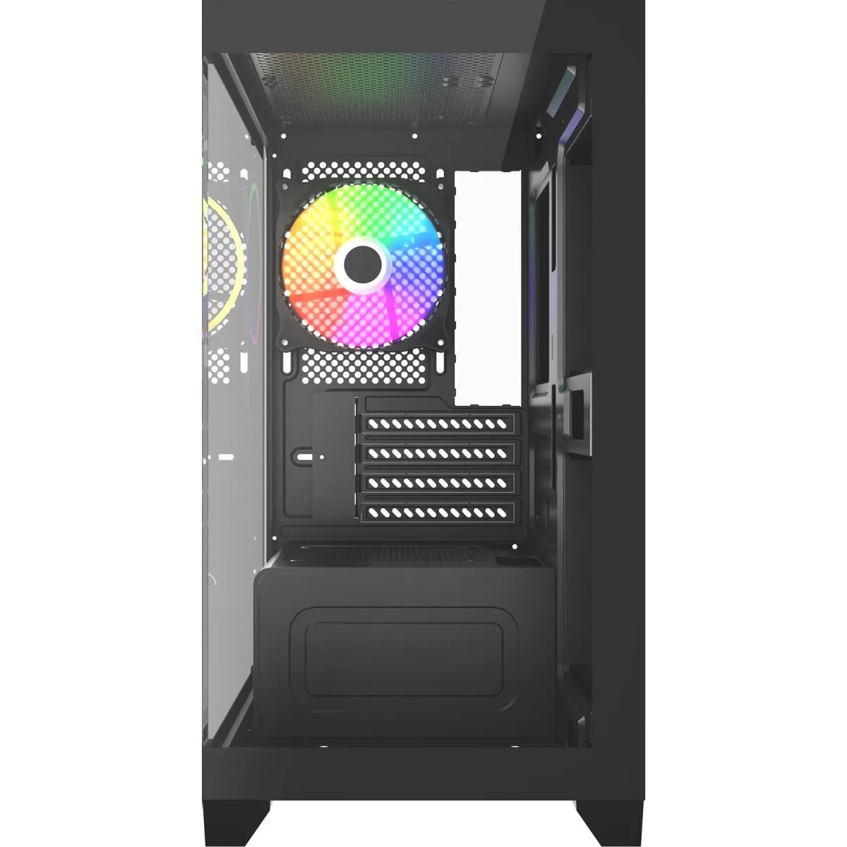 Компьютерный корпус Accord ACC-R7MB черный без БП mATX 2xUSB3.0 1xUSB3.1 audio