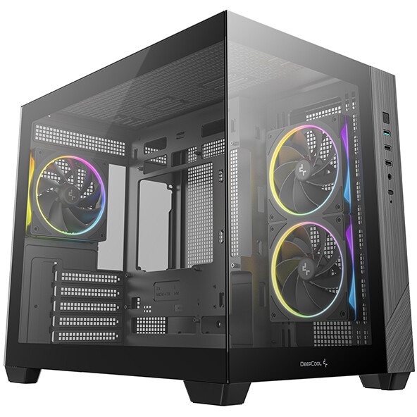 Компьютерный корпус Accord ACC-R7MB черный без БП mATX 2xUSB3.0 1xUSB3.1 audio