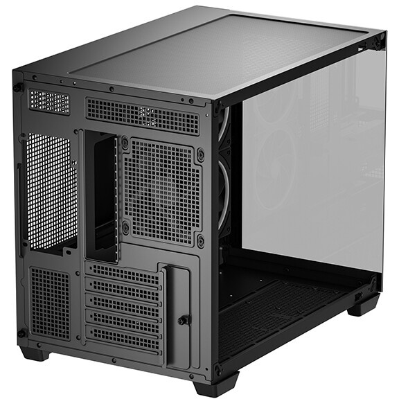 Компьютерный корпус Accord ACC-R7MB черный без БП mATX 2xUSB3.0 1xUSB3.1 audio