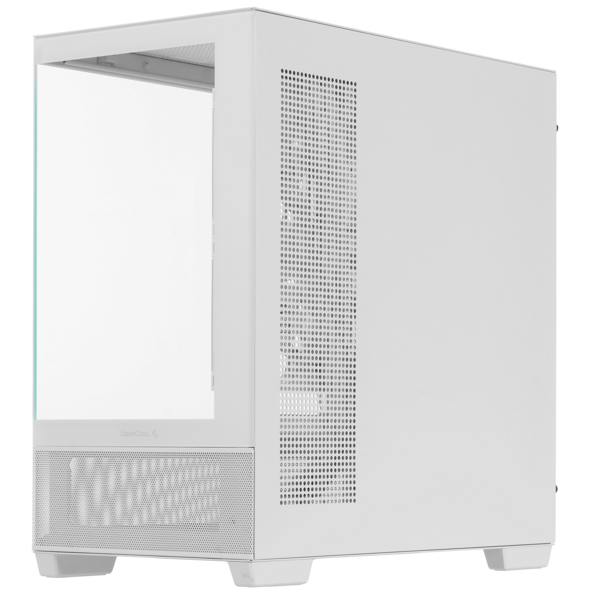Компьютерный корпус Deepcool CG380 3F WH без БП, боковое окно (панорама), 3x120мм ARGB PWM вентилято