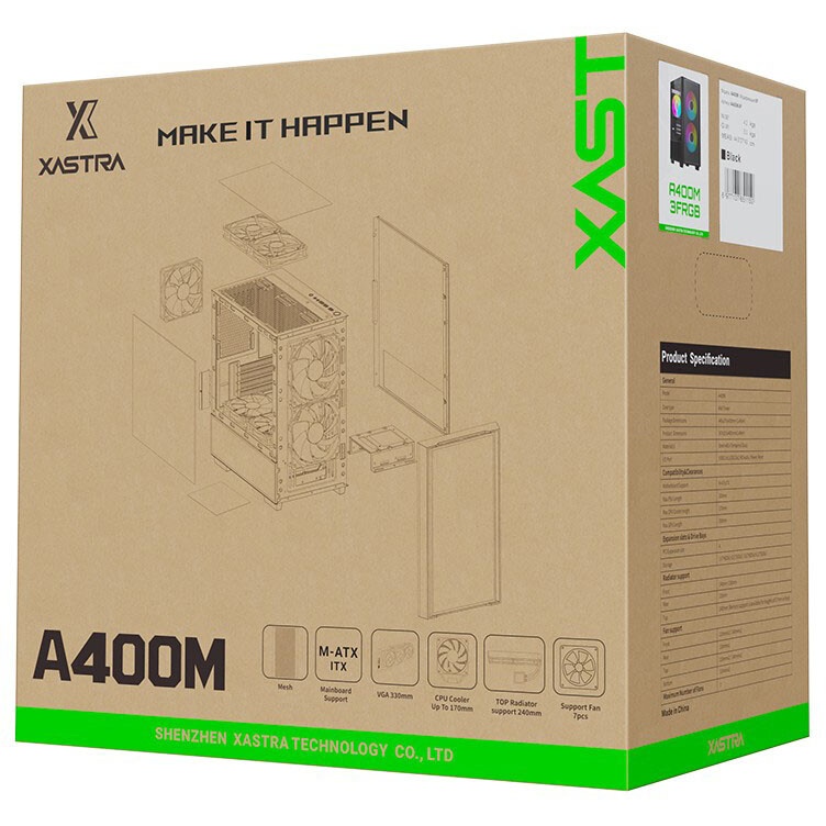 Компьютерный корпус Cooler Master MasterBox Q300L V2 черный без БП mATX 4x120мм 1x140мм 2xUSB3.0 aud