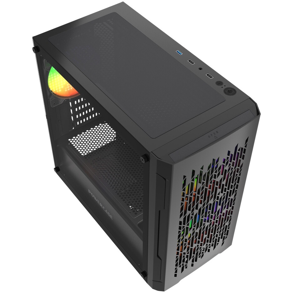 Компьютерный корпус Cooler Master MasterBox Q300L V2 черный без БП mATX 4x120мм 1x140мм 2xUSB3.0 aud