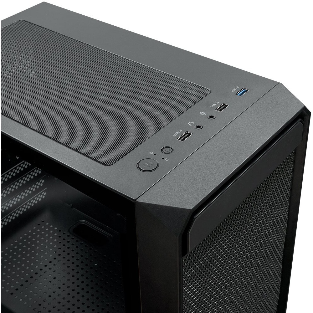 Компьютерный корпус Cooler Master MasterBox Q300L V2 черный без БП mATX 4x120мм 1x140мм 2xUSB3.0 aud