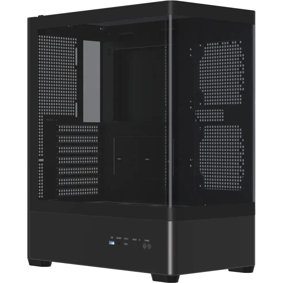 Компьютерный корпус Accord ACC-R4A черный без БП ATX 2xUSB3.0 1xUSB3.1 audio