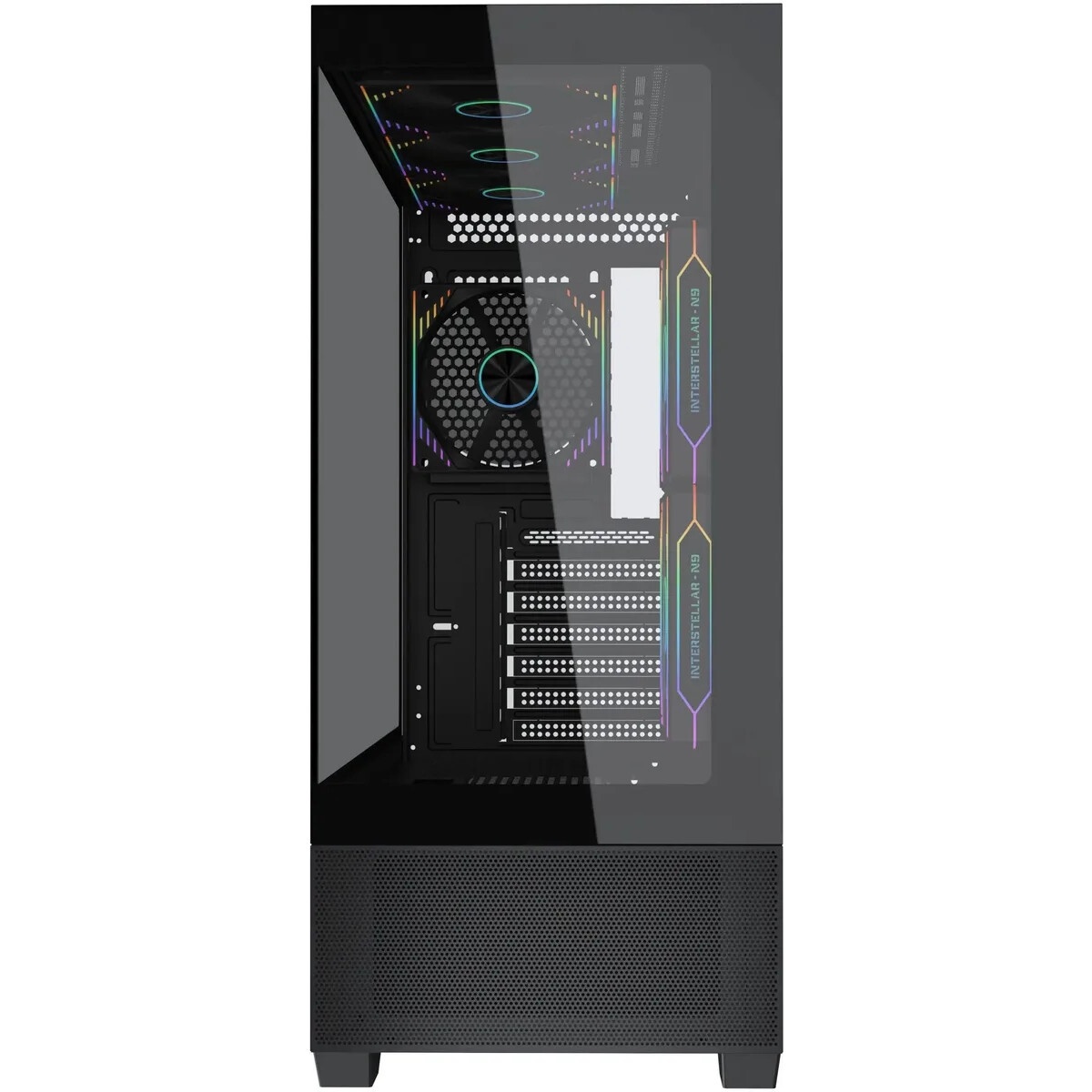 Компьютерный корпус Accord ACC-R4A черный без БП ATX 2xUSB3.0 1xUSB3.1 audio