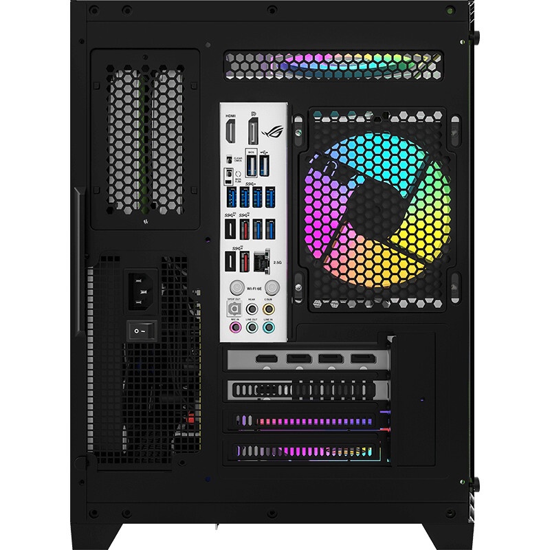 Компьютерный корпус MiniTower AeroCool / Formula Crystal Z1CM PLUS AR black (mATX, без БП, USB Type-