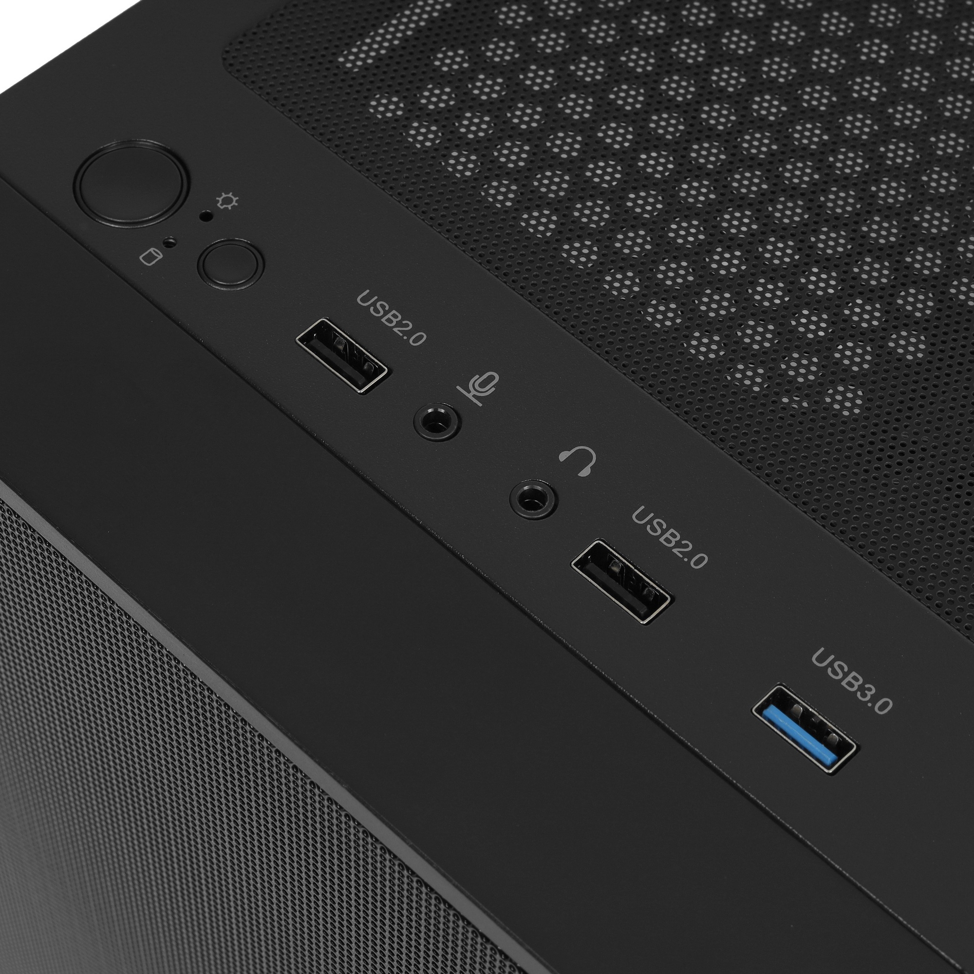 Компьютерный корпус XASTRA A300 0F Black ATX/Mesh/ full-size TG / no fans/ A300-0F