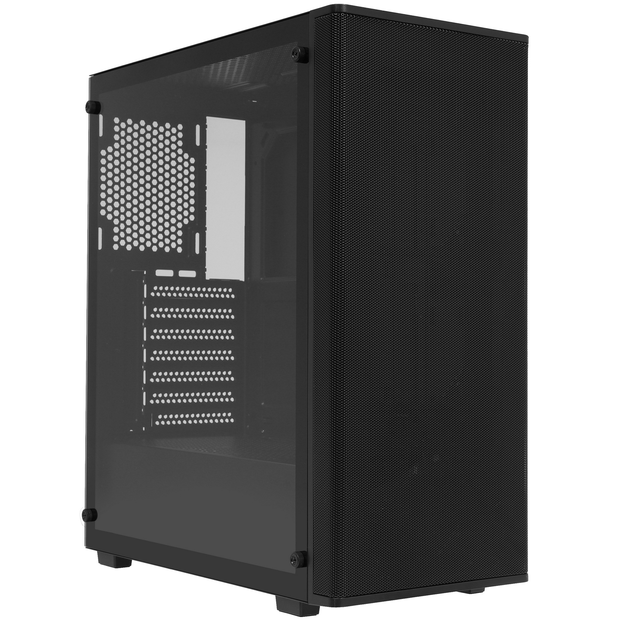 Компьютерный корпус XASTRA A300 0F Black ATX/Mesh/ full-size TG / no fans/ A300-0F