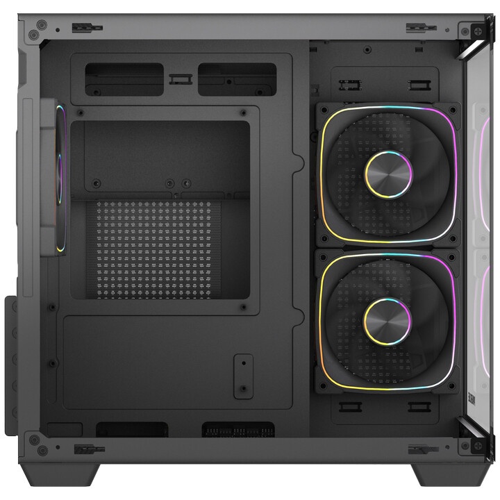 Компьютерный корпус FSP mATX Minitower S380-BA, черный
