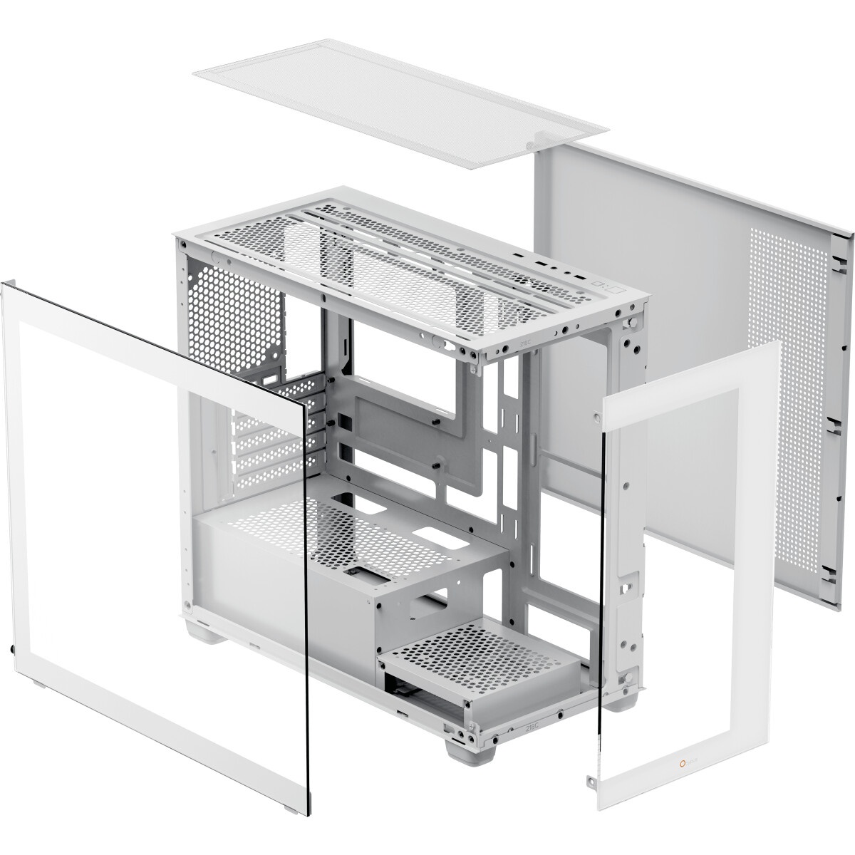 Компьютерный корпус FSP mATX Minitower S380-WA, белый
