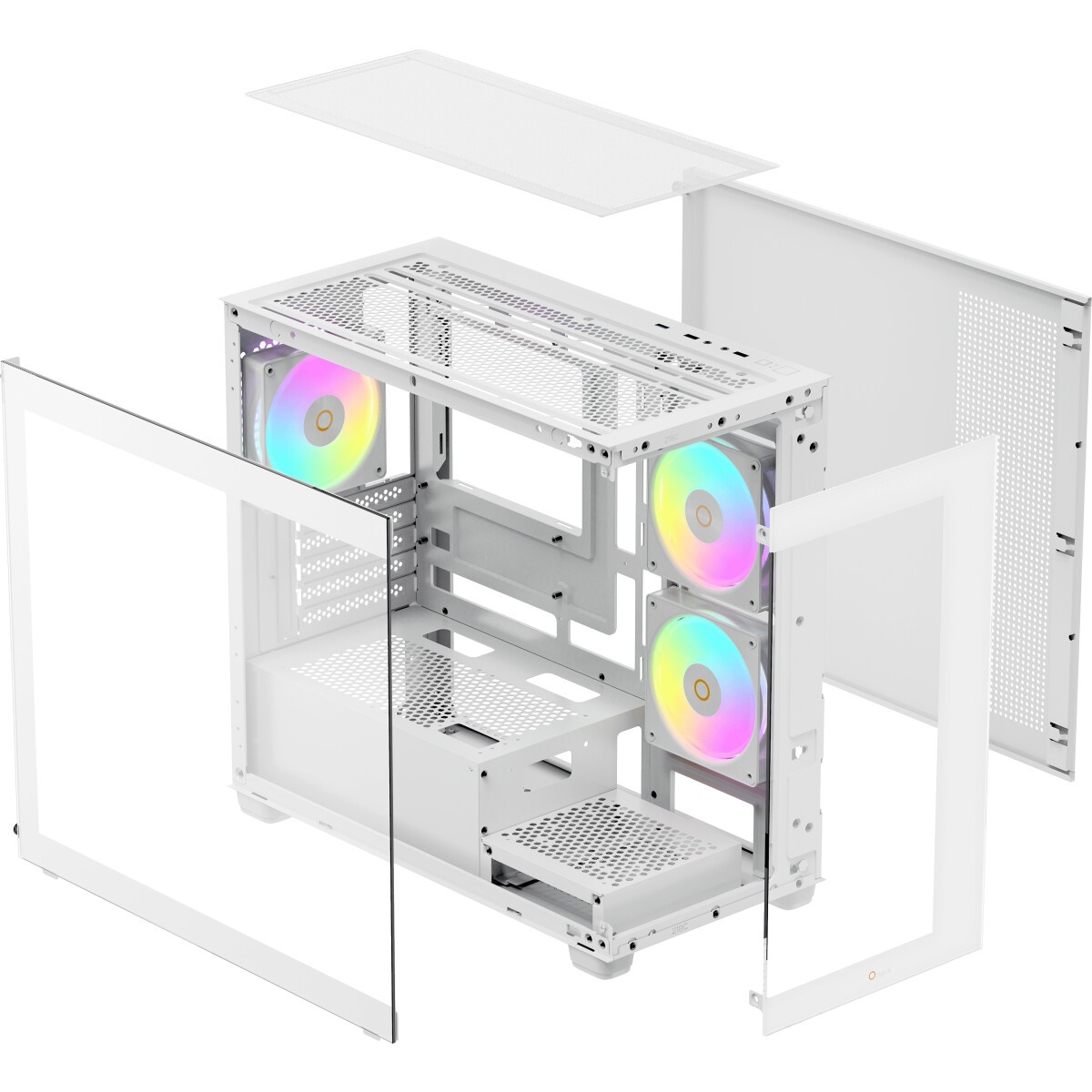 Компьютерный корпус FSP mATX Minitower S380-WA, белый