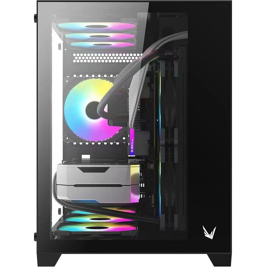 Компьютерный корпус AeroCool / Formula V Line Crystal E1M Black, MATX, USB3.0*2, Switch Display Pane
