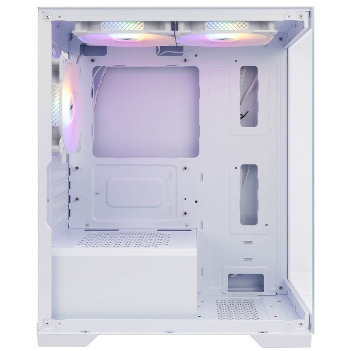 Компьютерный корпус AeroCool / Formula V Line Crystal E1M White, MATX, USB3.0*2, Switch Display Pane