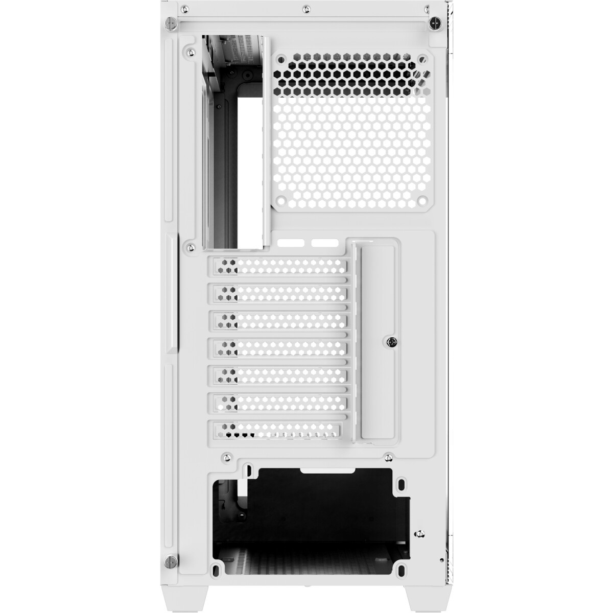 Компьютерный корпус AeroCool / Formula V Line Crystal E1 White, ATX, TYPE-C*1, USB3.0*2, Switch Disp
