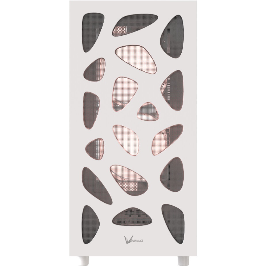 Компьютерный корпус AeroCool / Formula V Line Mana Stone White AR, ATX, TYPE-C*1, USB2.0*1, USB3.0*1