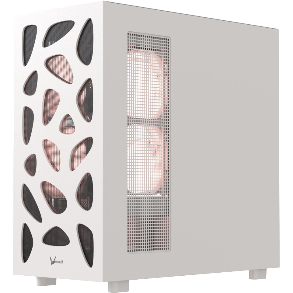 Компьютерный корпус AeroCool / Formula V Line Mana Stone White AR, ATX, TYPE-C*1, USB2.0*1, USB3.0*1