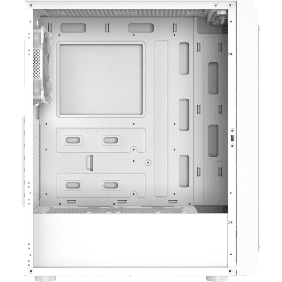 Компьютерный корпус AeroCool / Formula V Line Mana Stone White AR, ATX, TYPE-C*1, USB2.0*1, USB3.0*1