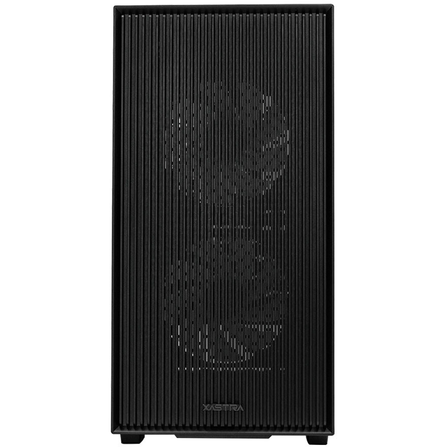 Компьютерный корпус XASTRA A400M 0F Black mATX/Mesh/Screwless TG+Mesh/ no fans/ A400M-0F