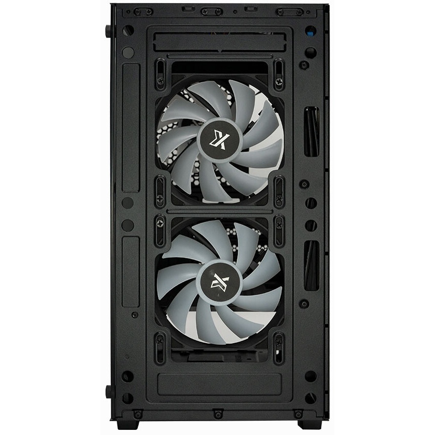 Компьютерный корпус XASTRA A400M 0F Black mATX/Mesh/Screwless TG+Mesh/ no fans/ A400M-0F