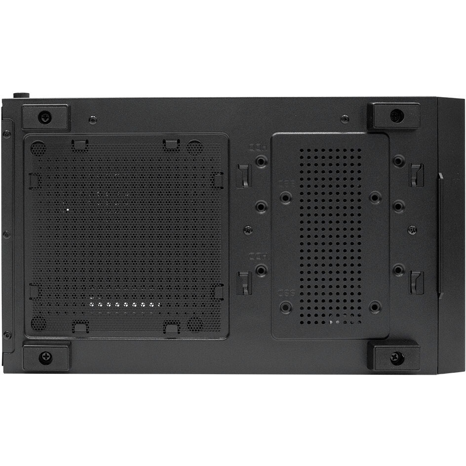 Компьютерный корпус XASTRA A400M 0F Black mATX/Mesh/Screwless TG+Mesh/ no fans/ A400M-0F