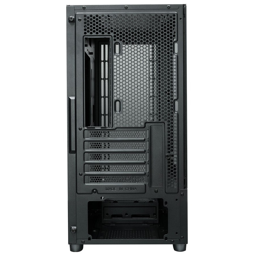 Компьютерный корпус XASTRA A400M 0F Black mATX/Mesh/Screwless TG+Mesh/ no fans/ A400M-0F