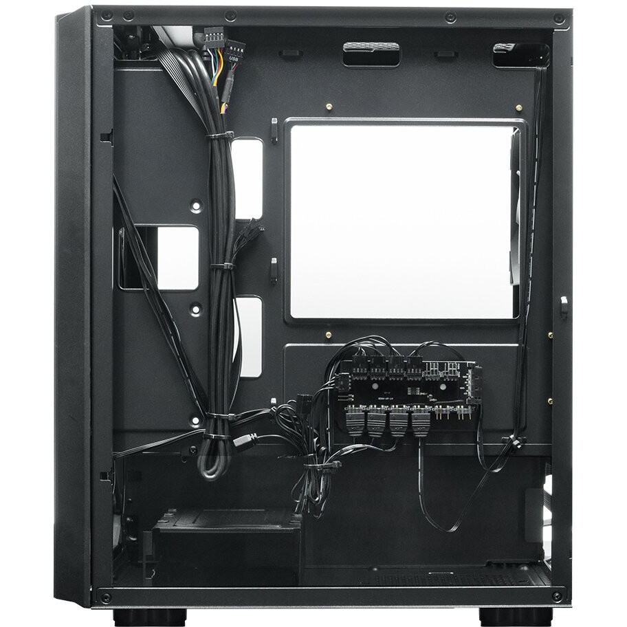 Компьютерный корпус XASTRA A400M 0F Black mATX/Mesh/Screwless TG+Mesh/ no fans/ A400M-0F