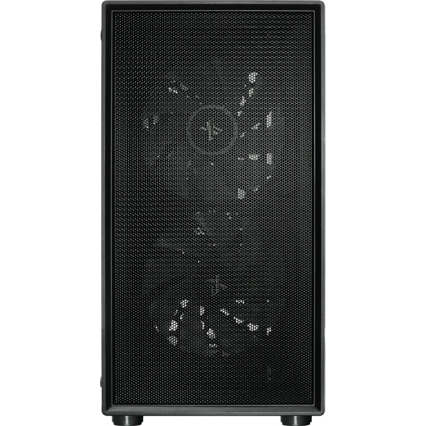 Компьютерный корпус XASTRA A400M 0F Black mATX/Mesh/Screwless TG+Mesh/ no fans/ A400M-0F